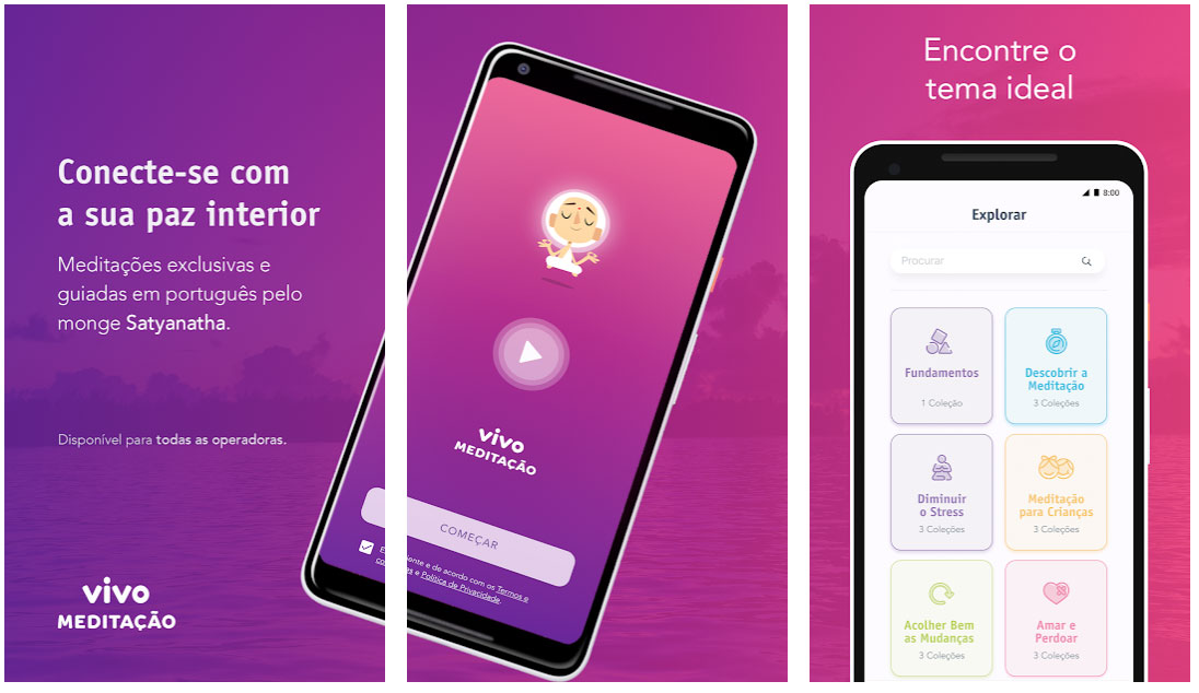 app vivo meditação